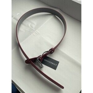 Bruce Bolt Baseball Belt Adjustable 29-42 Waist Maroon Uniform Softball Adult